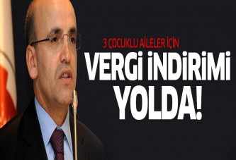 3 çocuklu aileler için vergi indirimi geliyor