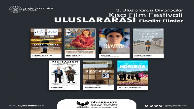 3.ULUSLARARASI DİYARBAKIR KISA FİLM FESTİVALİ 18-20 EKİM TARİHLERİNDE DİYARBAKIR’DA BAŞLIYOR…