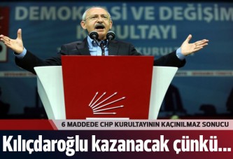 6 maddede CHP kurultayının kaçınılmaz sonucu