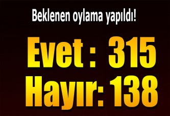 65. Hükümet güven oyu aldı