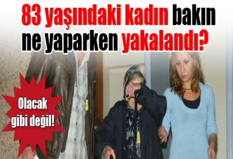 83 yaşındaki nine hırsızlıktan yakalandı