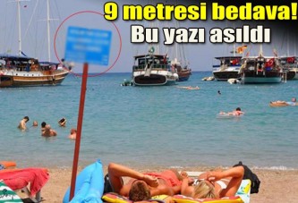 9 metresi vatandaşın kullanımına açıldı