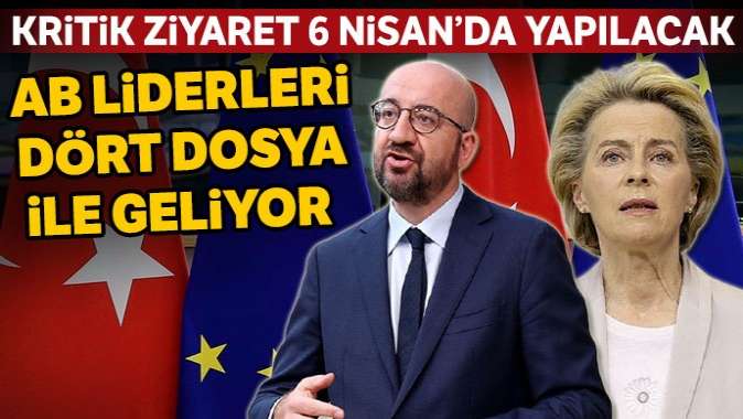 AB liderleri, dört dosya ile geliyor