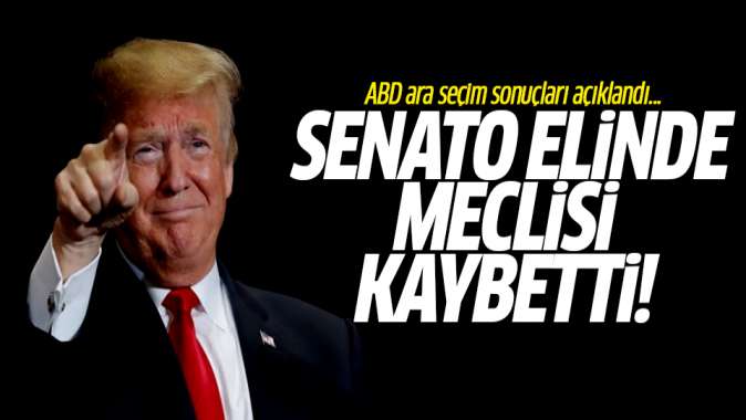 ABD ara seçim sonuçları açıklandı... Senato elinde, meclisi kaybetti!