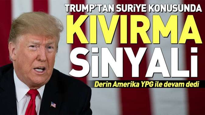 ABD Başkanı Donald Trumptan Suriyeden çekilme süreci ile ilgili önemli açıklama.