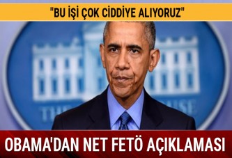 ABD Başkanı Obama'dan net FETÖ açıklaması