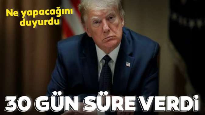 ABD Başkanı Trump 30 gün süre verdi! DSÖye esaslı reform