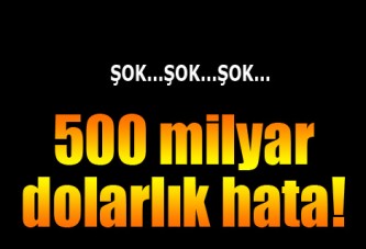 ABD hükümetinin 500 milyar dolarlık yardım hatası