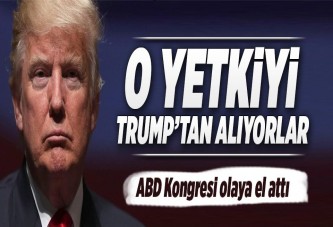 ABD Kongresi, Trump'ın yaptırım yetkisini devralıyor.