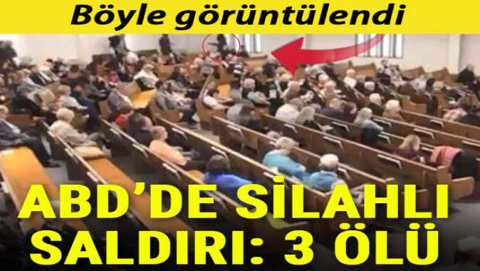 ABDde kiliseye saldırı: 3 ölü