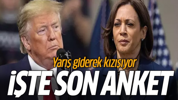 ABDde seçim anketi! Oy oranları açıklandı