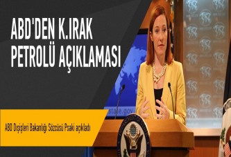 ABD'den K.Irak petrolü açıklaması