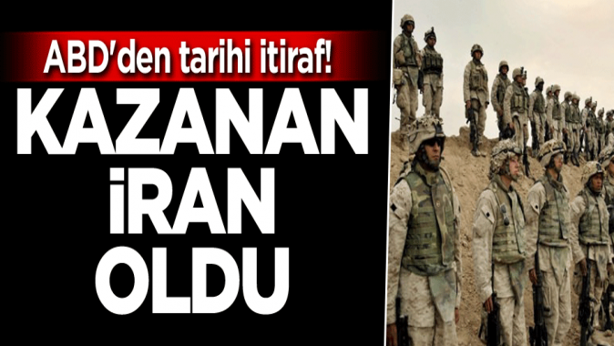 ABDden tarihi itiraf! Kazanan İran oldu