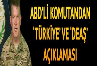 ABD'li komutandan Türkiye ve DEAŞ açıklaması: İncirlik paha biçilmez