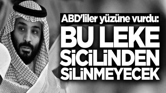 ABDliler yüzüne vurdu: Bu leke sicilinden silinmeyecek!