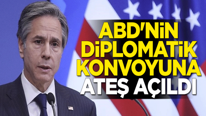 ABDnin diplomatik konvoyuna ateş açıldı