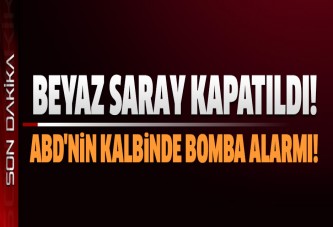 ABD'nin kalbi Beyaz Saray'da bomba alarmı! Yerleşkenin kuzey bölümü kapatıldı