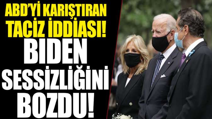 ABDyi karıştıran taciz iddiaları: Biden sessizliğini bozdu!