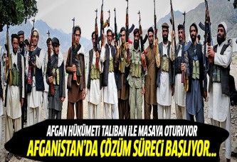 Afganistan hükümeti Taliban'la barış görüşmelerine başlıyor