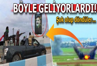 Afrin'e girmeye çalışan terörist gruplar geri çekildi