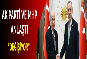 AK Parti ile MHP iç tüzük değişikliklerinde anlaştı