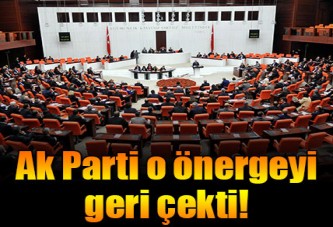 AK Parti rektörlük sistemiyle ilgili önergeyi geri çekti