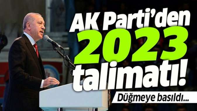 AK Partiden 2023 talimatı