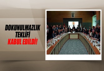 AK Parti'nin dokunulmazlık teklifi kabul edildi