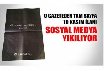 Akit Gazetesi'nden çirkin ilan!