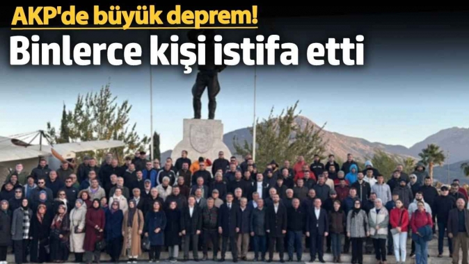 AKP'de büyük deprem! Binlerce kişi istifa etti: İşte nedeni...