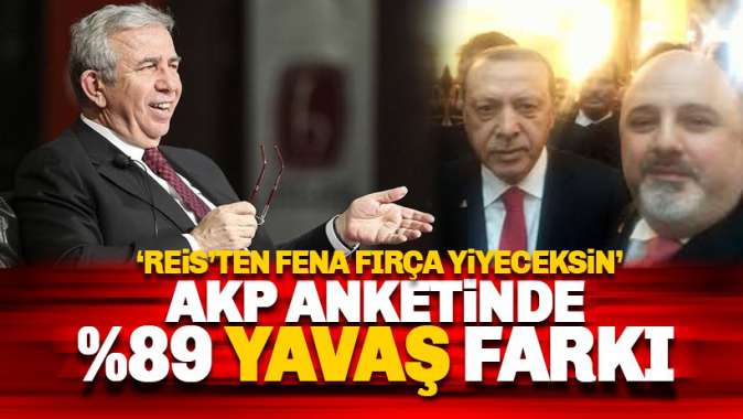 AKPli vekilin anketinden yüzde 89 Mansur Yavaş çıkınca