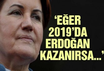 Akşener: “2019’da Erdoğan kazanırsa Türkiye parti devleti olur”