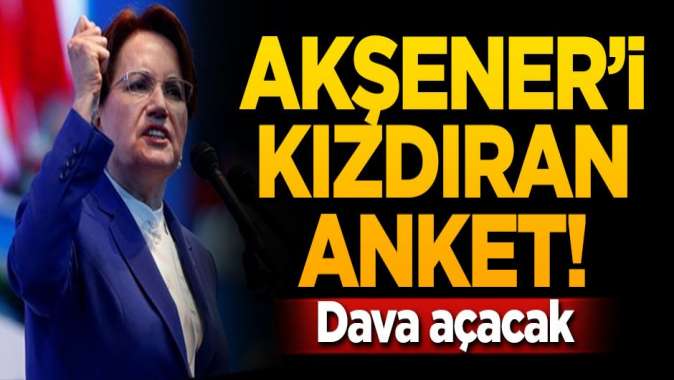 Akşeneri kızdıran anket! Dava açacak