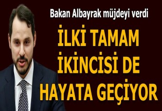 Albayrak: İlki tamam ikincisi de hayata geçiyor