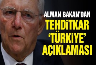 Almanya Maliye Bakanı Schaeuble: Türkiye’ye ekonomik yardım zorlaşıyor