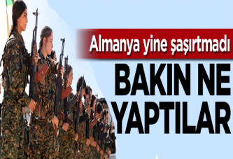 Almanya yine şaşırtmadı! Teröre sahip çıktılar