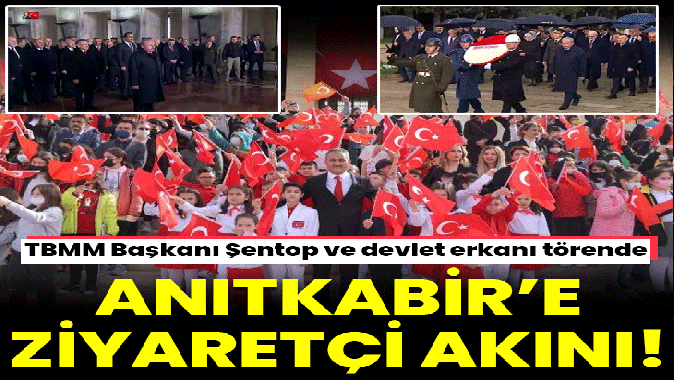 Anıtkabire ziyaretçi akını