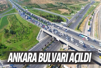 Ankara Bulvarı açılıyor