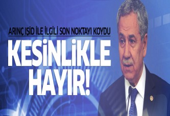 Arınç'tan rehinelerle ilgili kritik açıklama