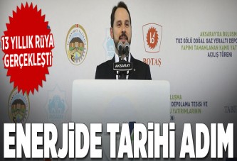 Arz güvenliği için tarihi adım.