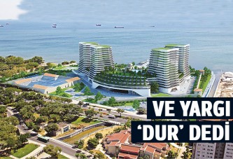 Ataköy sahildeki inşaatlar durdu