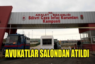 Avukatlar salondan çıkarıldı