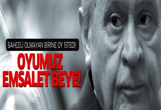 Bahçeli'den Ekmeleddin yerine Emsalet gafı!