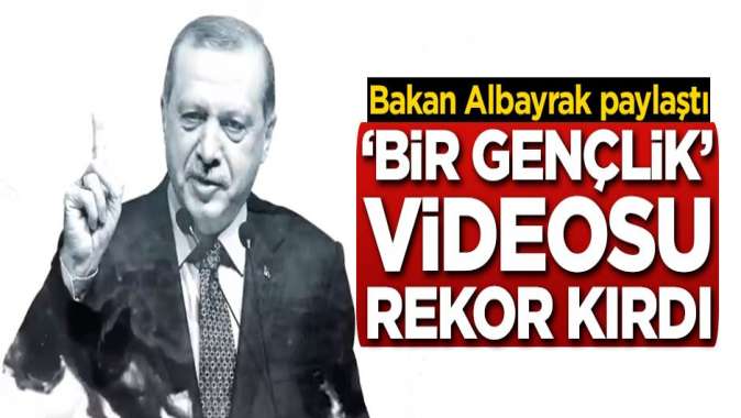 Bakan Albayrak paylaştı! Rekor kırdı