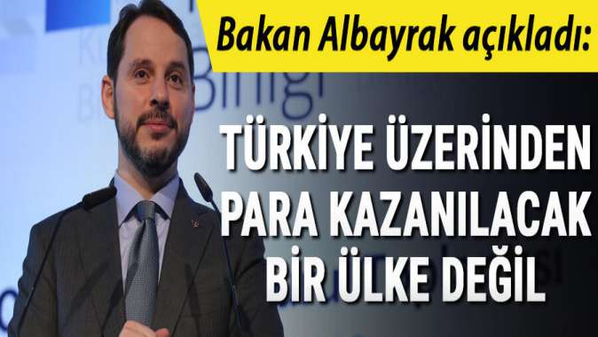 Bakan Albayraktan önemli açıklamalar