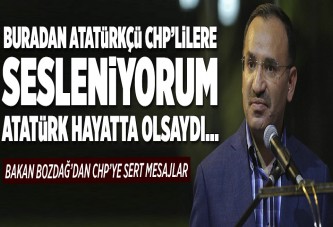 Bakan Bozdağ'dan CHP'ye sert mesajlar.