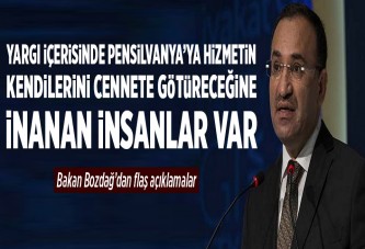 Bakan Bozdağ'dan flaş açıklamalar..