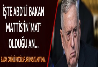 Bakan Canikli fotoğrafları gösterdi Mattis şaşırdı!