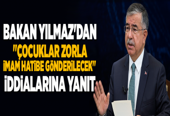 Bakan Yılmaz'dan o iddialarına yanıt.