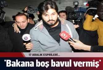 'Bakana boş bavul vermiş'